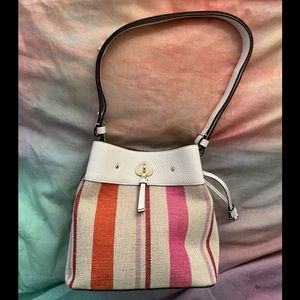 NWOT striped Kate Spade purse